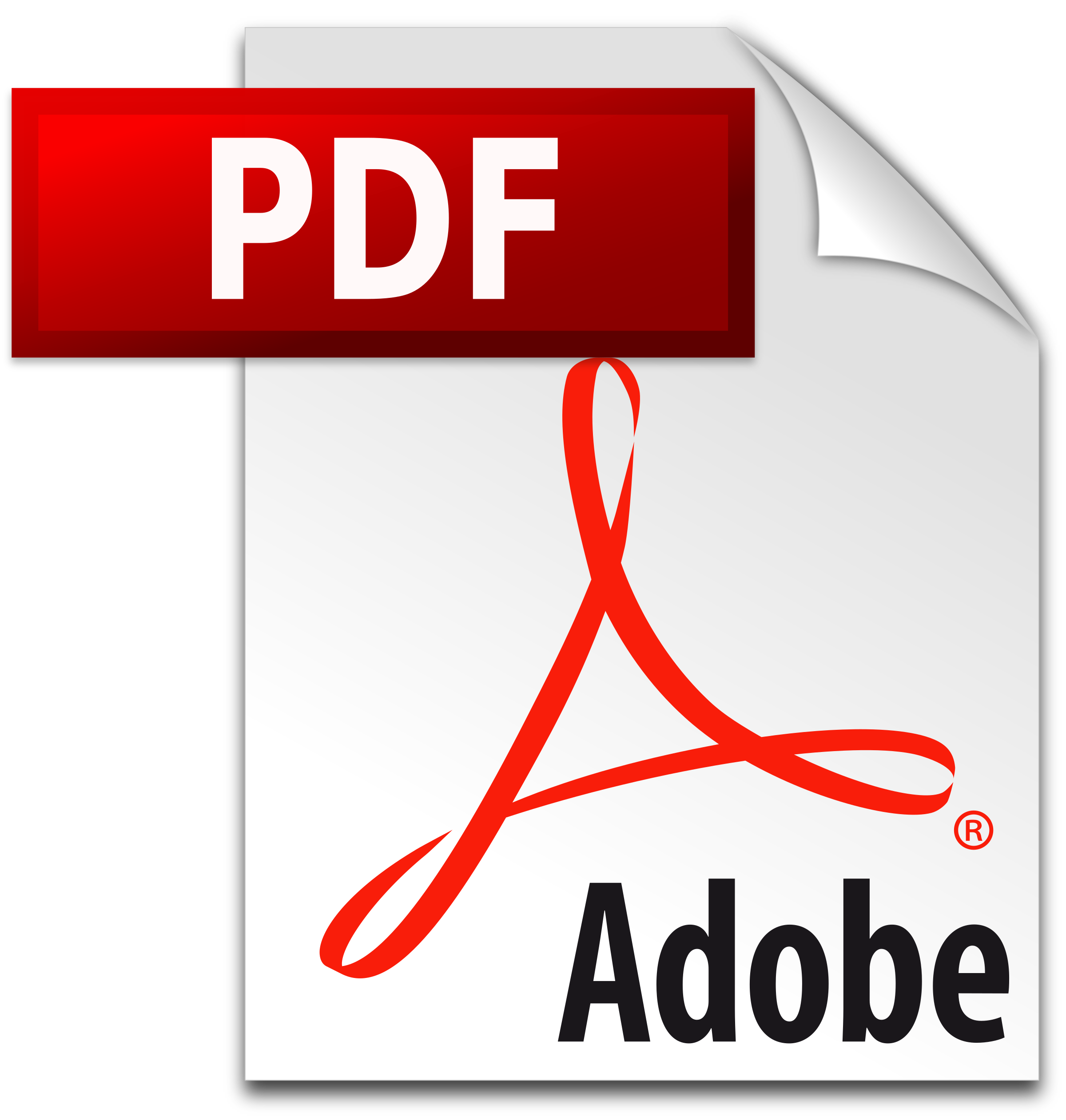 adobe pdf icon logo png transparent